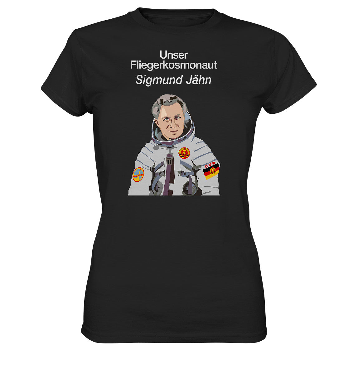 DDR Ostalgie Shirt Mädels • UNSER FLIEGERKOSMONAUT SIGMUND JÄHN