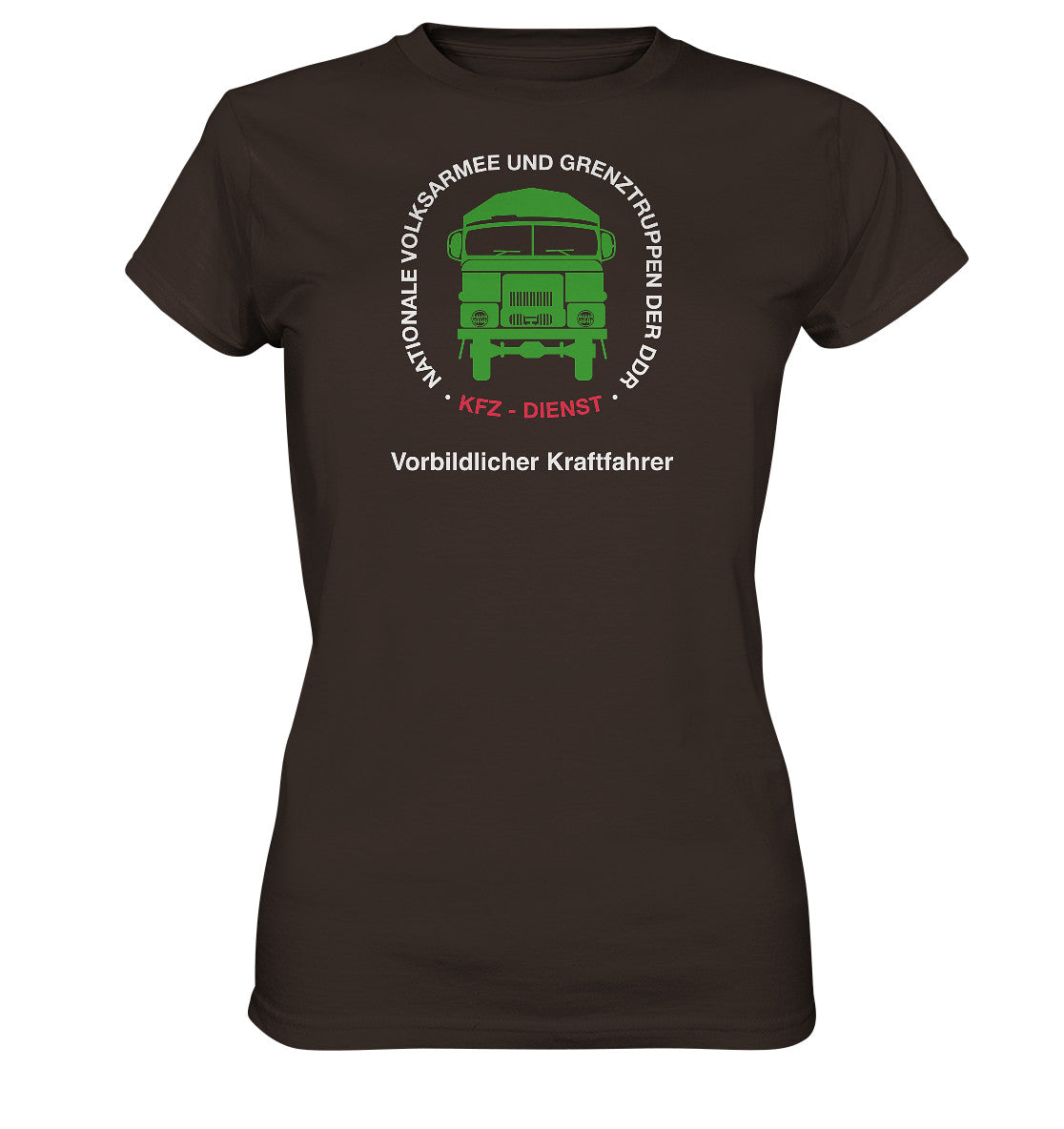 DDR Ostalgie Shirt Mädels • NVA - VORBILDLICHER KRAFTFAHRER