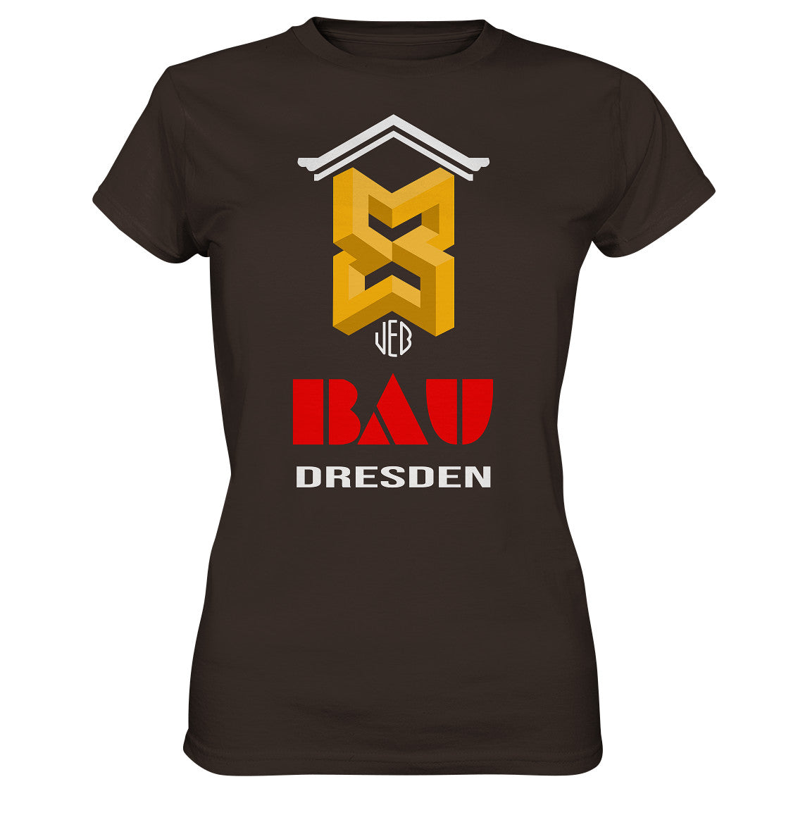 DDR Ostalgie Shirt Mädels • VEB BAU DRESDEN