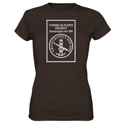 DDR Ostalgie Shirt Mädels • VORBILDLICHES OBJEKT - GRENZTRUPPEN DER DDR