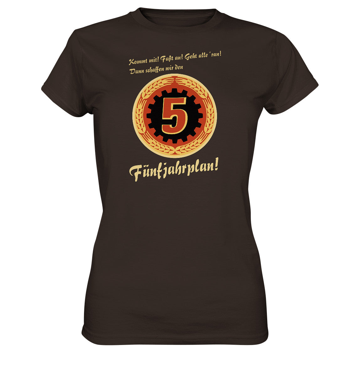 DDR Ostalgie Shirt Mädels • FÜNFJAHRPLAN
