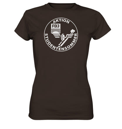 DDR Ostalgie Shirt Mädels • FDJ AKTION STUDENTENSOMMER