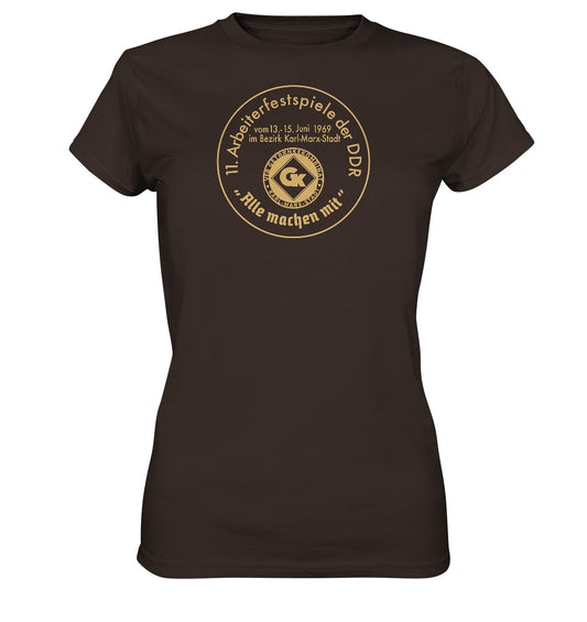 DDR Ostalgie Shirt Mädels • ARBEITERFESTSPIELE KARL-MARX-STADT