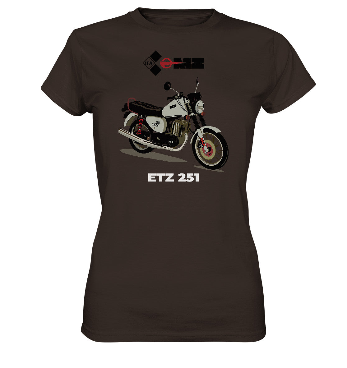 DDR Ostalgie Shirt Mädels • MZ ETZ 251 - ORIGINALWERBUNG