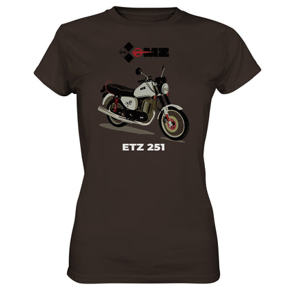 DDR Ostalgie Shirt Mädels • MZ ETZ 251 - ORIGINALWERBUNG