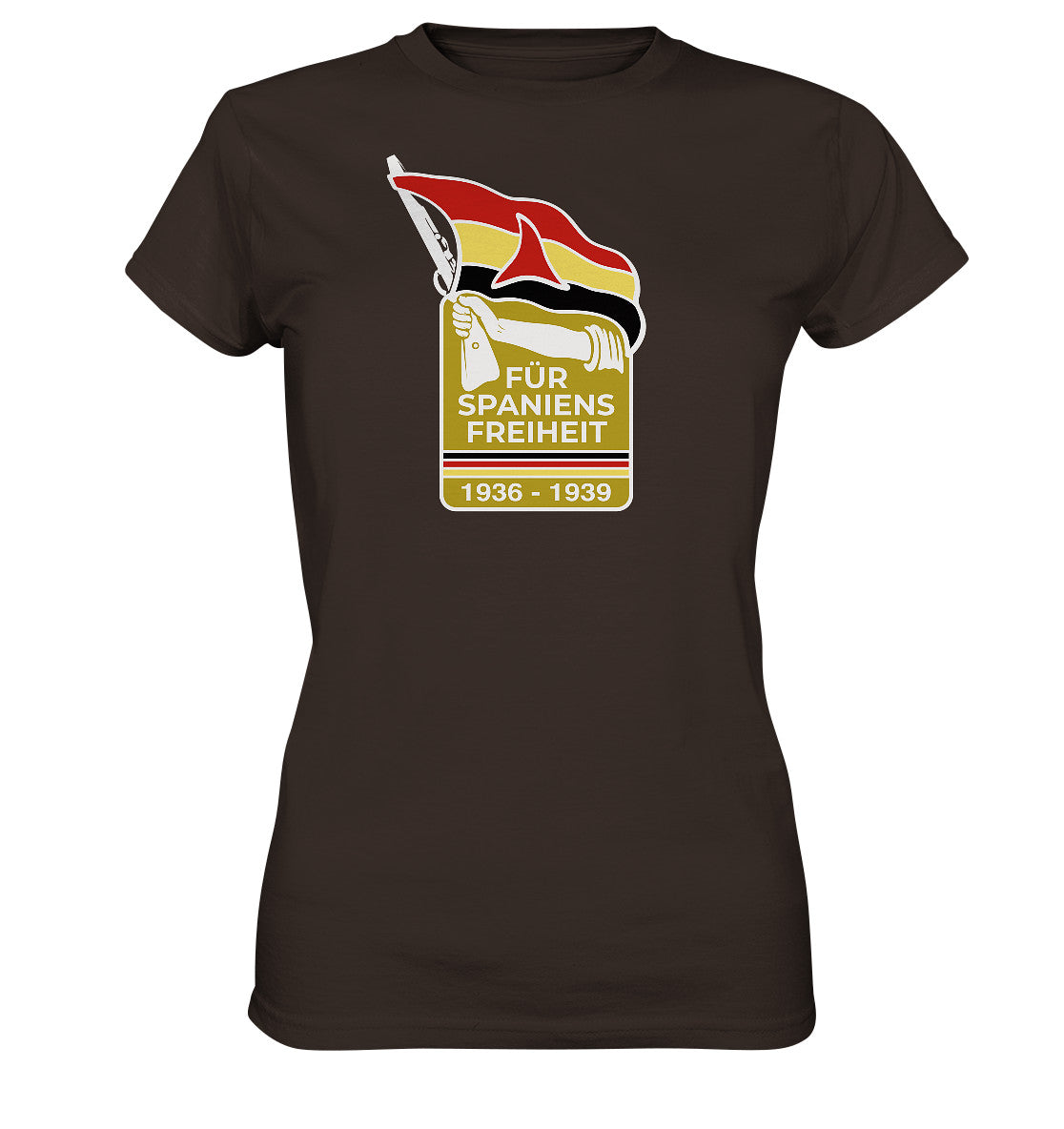 DDR Ostalgie Shirt Mädels • FÜR SPANIENS FREIHEIT - ABZEICHEN SPANIENKÄMPFER