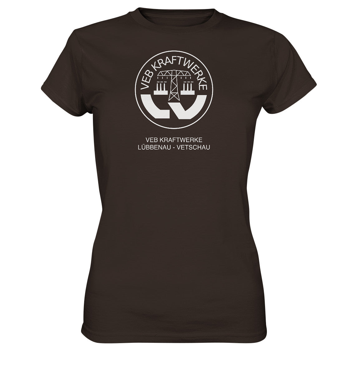 DDR Ostalgie Shirt Mädels • VEB KRAFTWERKE LÜBBENAU-VETSCHAU