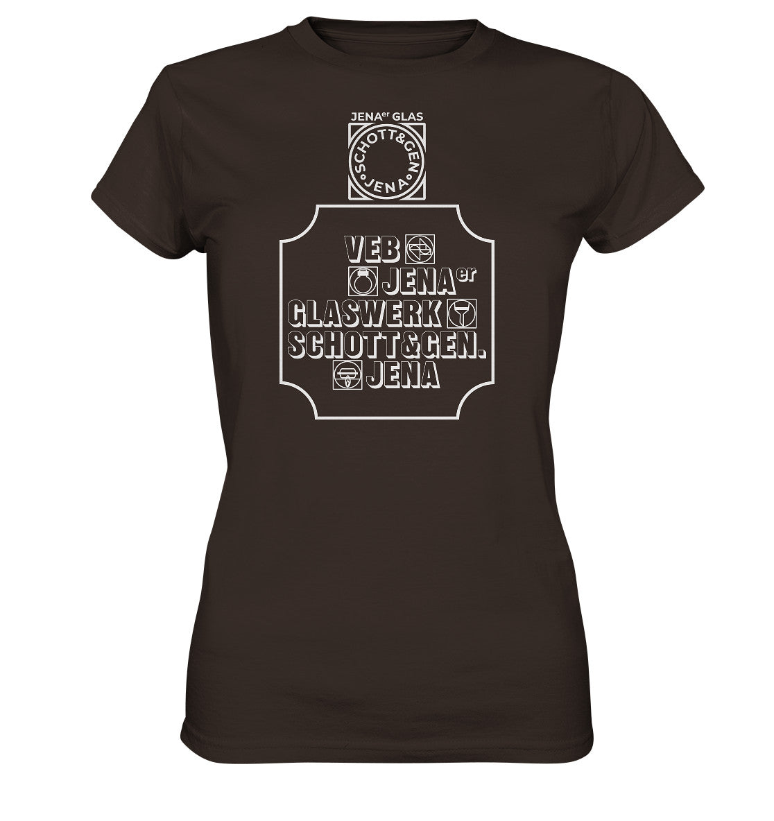 DDR Ostalgie Shirt Mädels • VEB JENAER GLASWERK