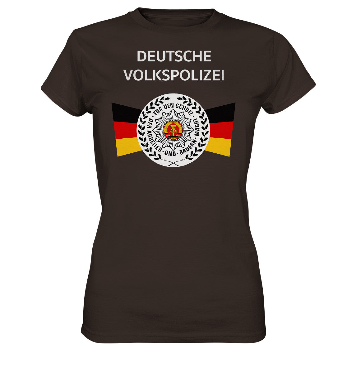 DDR Ostalgie Shirt Mädels • DEUTSCHE VOLKSPOLIZEI - ORIGINAL WIMPEL