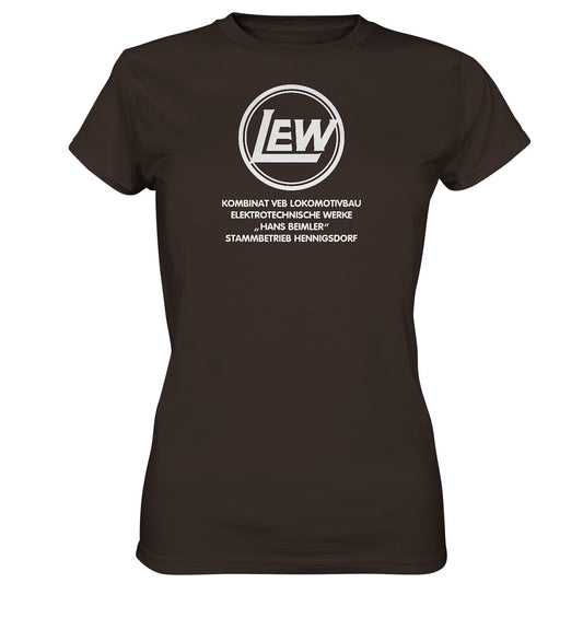 DDR Ostalgie Shirt Mädels • LEW - VEB LOKOMOTIVBAU HENNIGSDORF