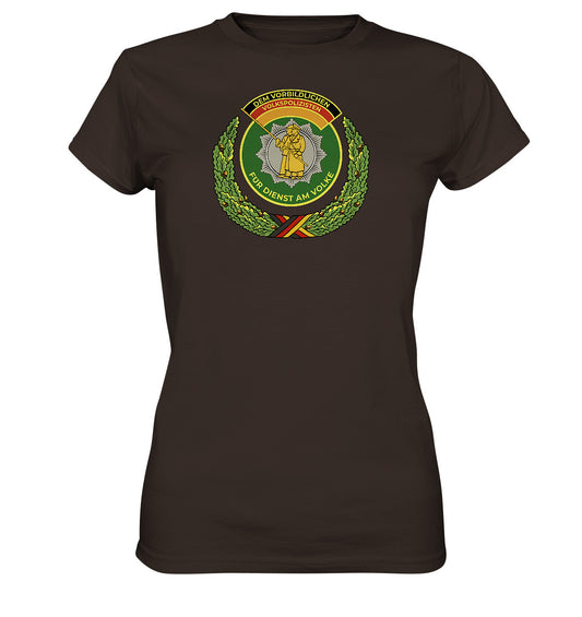 DDR Ostalgie Shirt Mädels • DEM VORBILDLICHEN VOLKSPOLIZISTEN (ABZEICHEN)