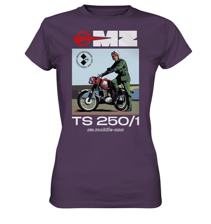 DDR Ostalgie Shirt Mädels • MZ TS 250 (ORIGINAL DDR-PLAKAT)