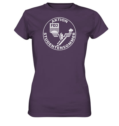 DDR Ostalgie Shirt Mädels • FDJ AKTION STUDENTENSOMMER