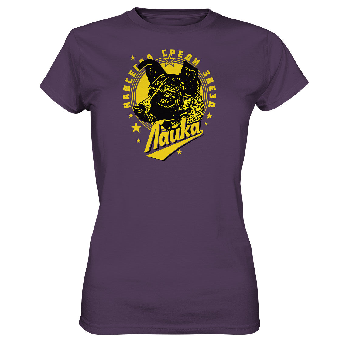 DDR Ostalgie Shirt Mädels • LAIKA - ERSTES LEBEWESEN IM WELTRAUM