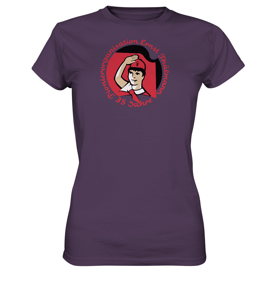 DDR Ostalgie Shirt Mädels • 35 JAHRE PIONIERORGANISATION ERNST THÄLMANN