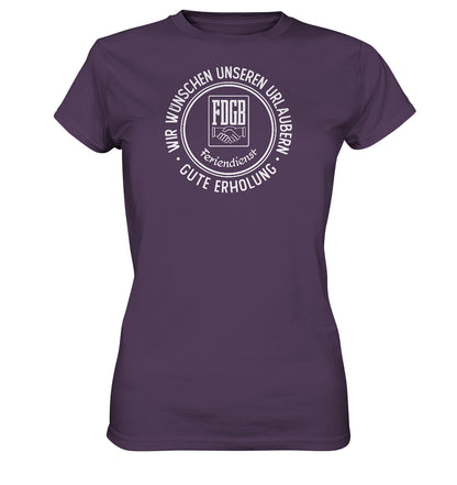 DDR Ostalgie Shirt Mädels • FDGB - WIR WÜNSCHEN GUTE ERHOLUNG