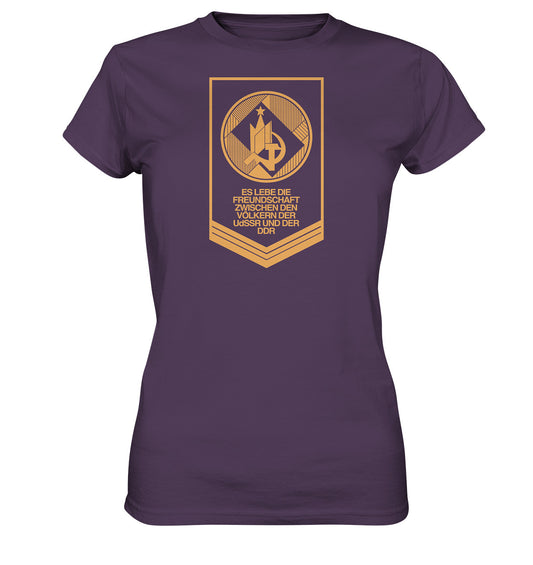 DDR Ostalgie Shirt Mädels • FREUNDSCHAFT UDSSR - DDR