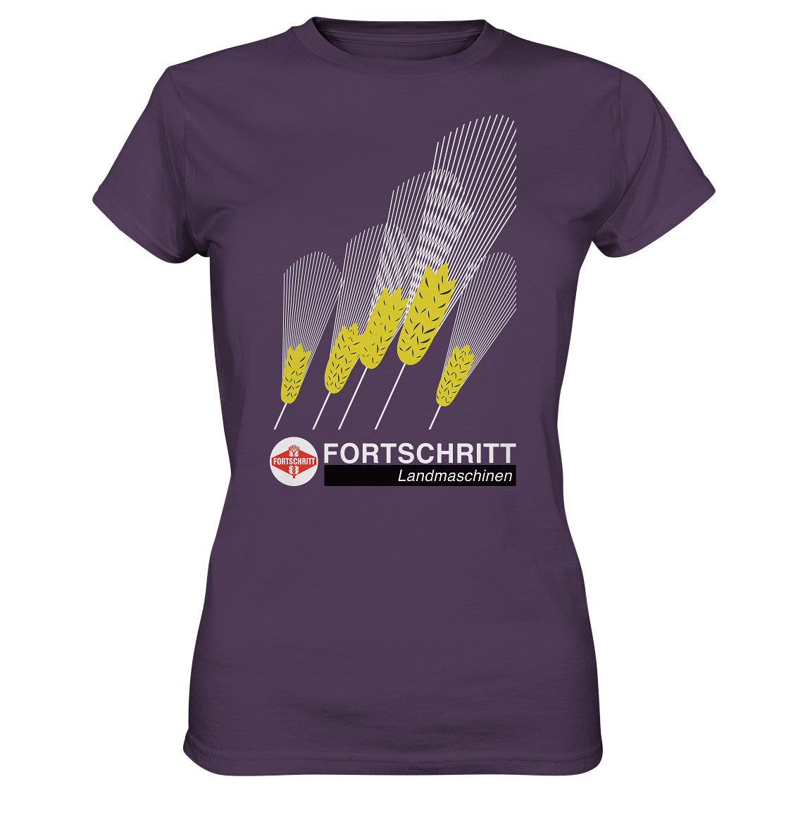 DDR Ostalgie Shirt Mädels • FORTSCHRITT LANDMASCHINEN - PLAKATMOTIV