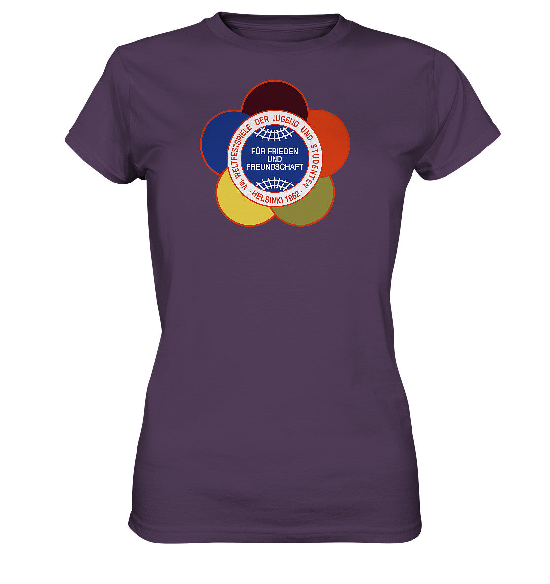 DDR Ostalgie Shirt Mädels • WELTFESTSPIELE DER JUGEND - HELSINKI 1962