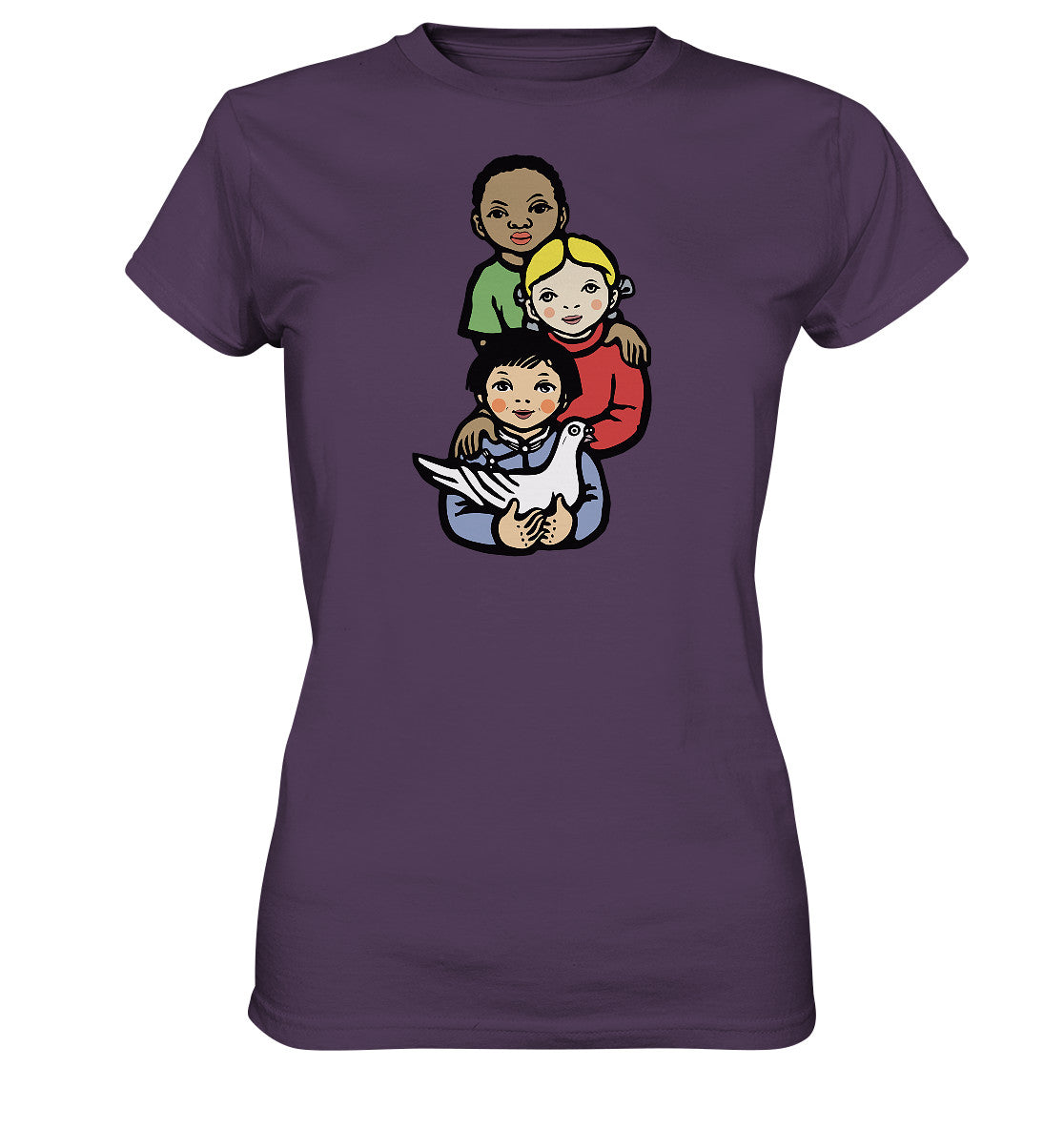 DDR Ostalgie Shirt Mädels • WELTFRIEDEN - WORLD PEACE, LI BING-FAN 1967