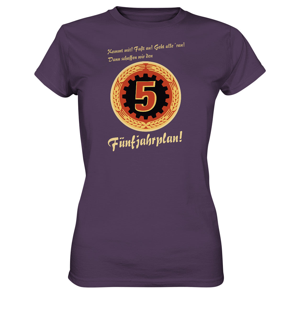 DDR Ostalgie Shirt Mädels • FÜNFJAHRPLAN