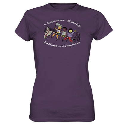 DDR Ostalgie Shirt Mädels • INTERNATIONALER KINDERTAG, FÜR FRIEDEN UND FREUNDSCHAFT - ORIGINAL ILLUSTRATION