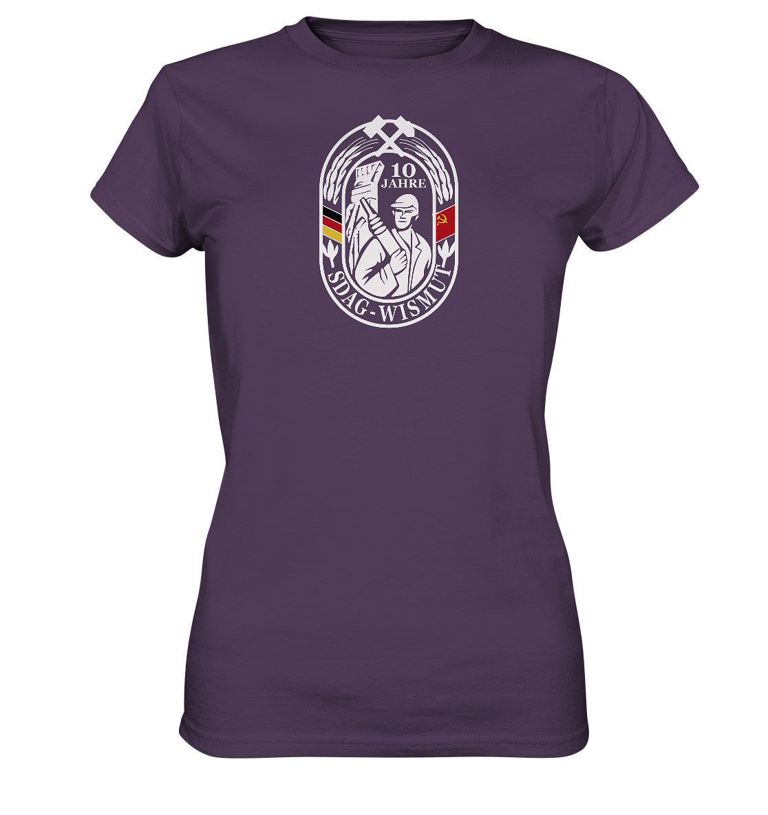 DDR Ostalgie Shirt Mädels • 10 JAHRE SDAG WISMUT