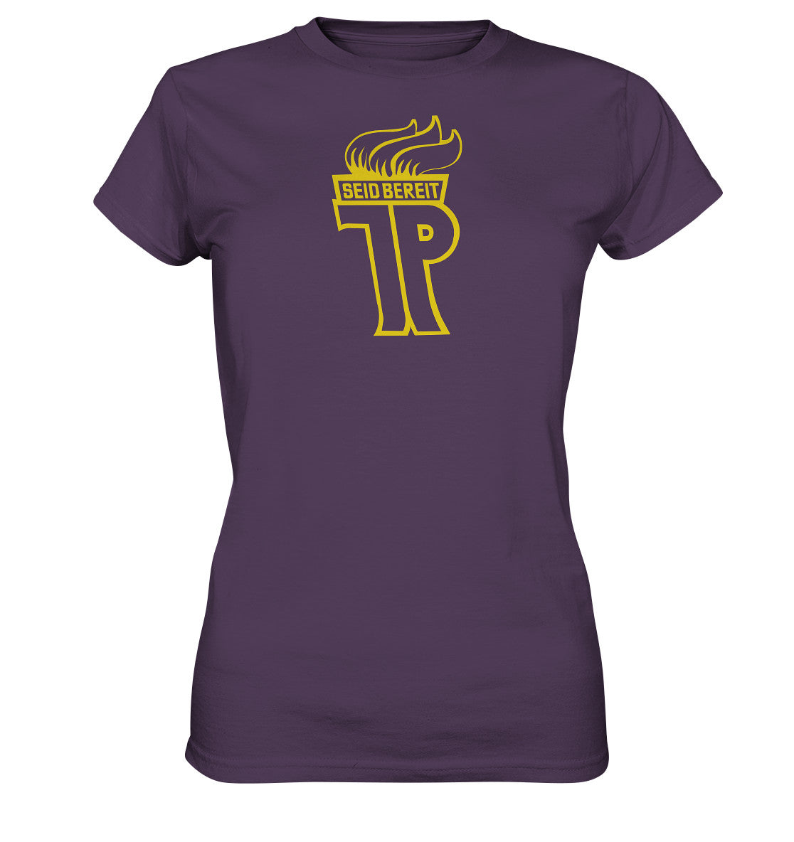 DDR Ostalgie Shirt Mädels •  JUNGE PIONIERE, SEID BEREIT - Outline