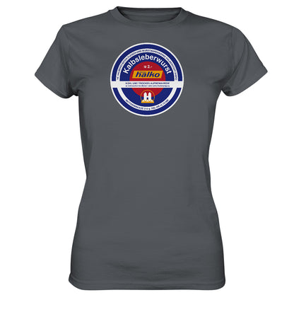 DDR Ostalgie Shirt Mädels • HALBERSTÄDTER WURSTWAREN - KALBSLEBERWURST