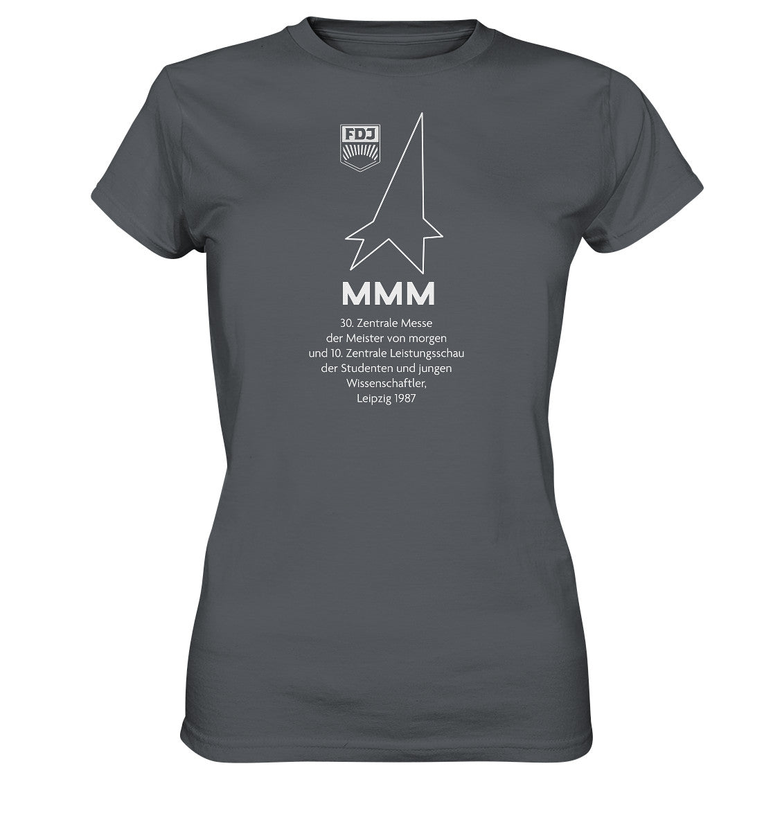 DDR Ostalgie Shirt Mädels • MESSE DER MEISTER VON MORGEN, LEIPZIG 1987