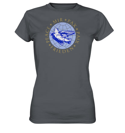 DDR Ostalgie Shirt Mädels • PEACE, MIR, PAX, PAIX, FRIEDEN - DDR-ERSTTAGSBRIEF