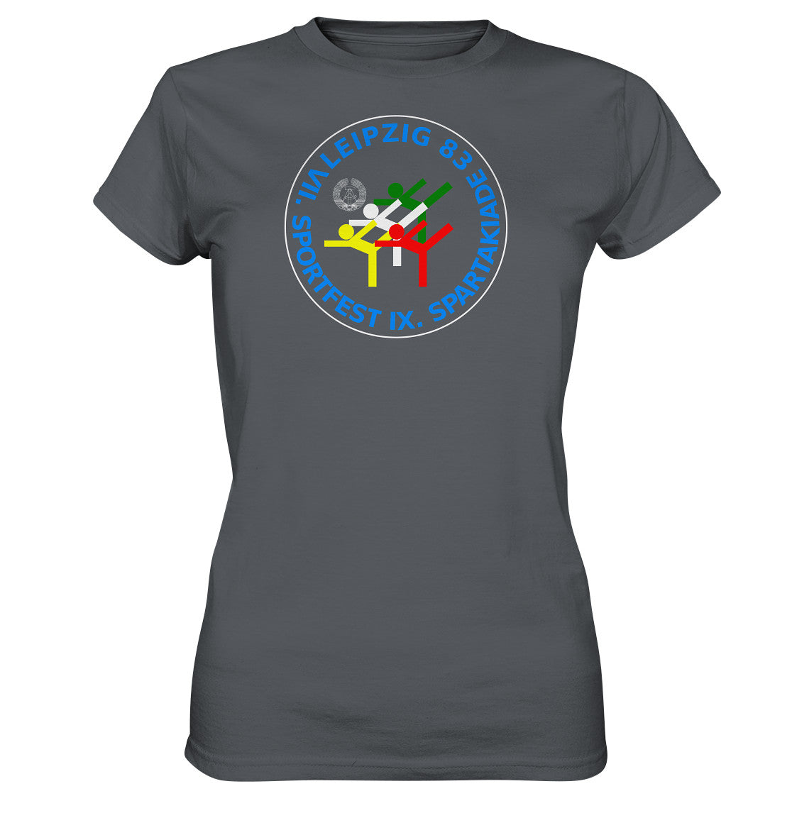 DDR Ostalgie Shirt Mädels • SPARTAKIADE LEIPZIG - transparent