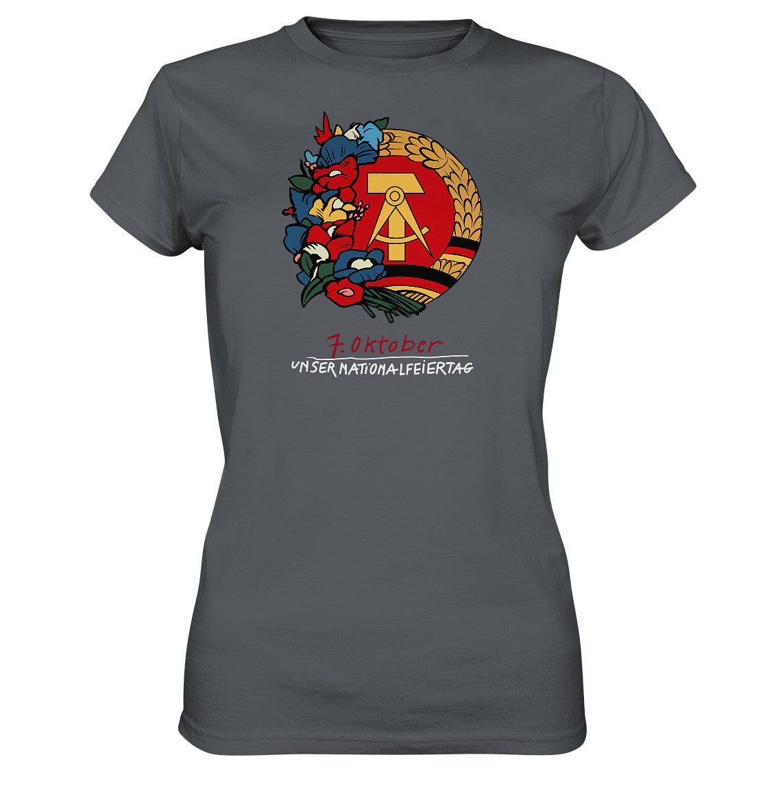 DDR Ostalgie Shirt Mädels • 7. OKTOBER - DDR-NATIONALFEIERTAG