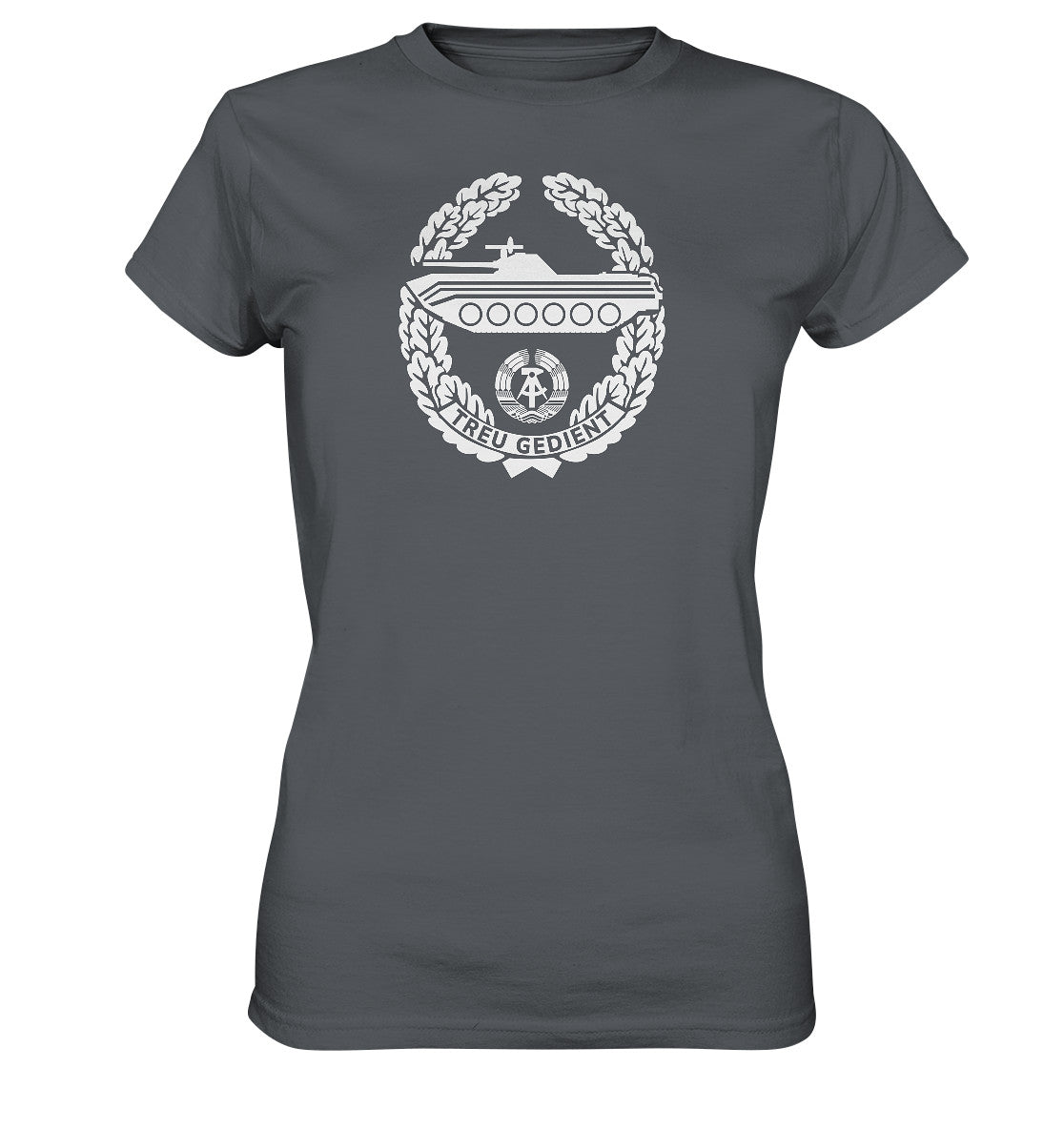 DDR Ostalgie Shirt Mädels • NVA-ORDEN - TREU GEDIENT - MOT. SCHÜTZENTRUPPEN