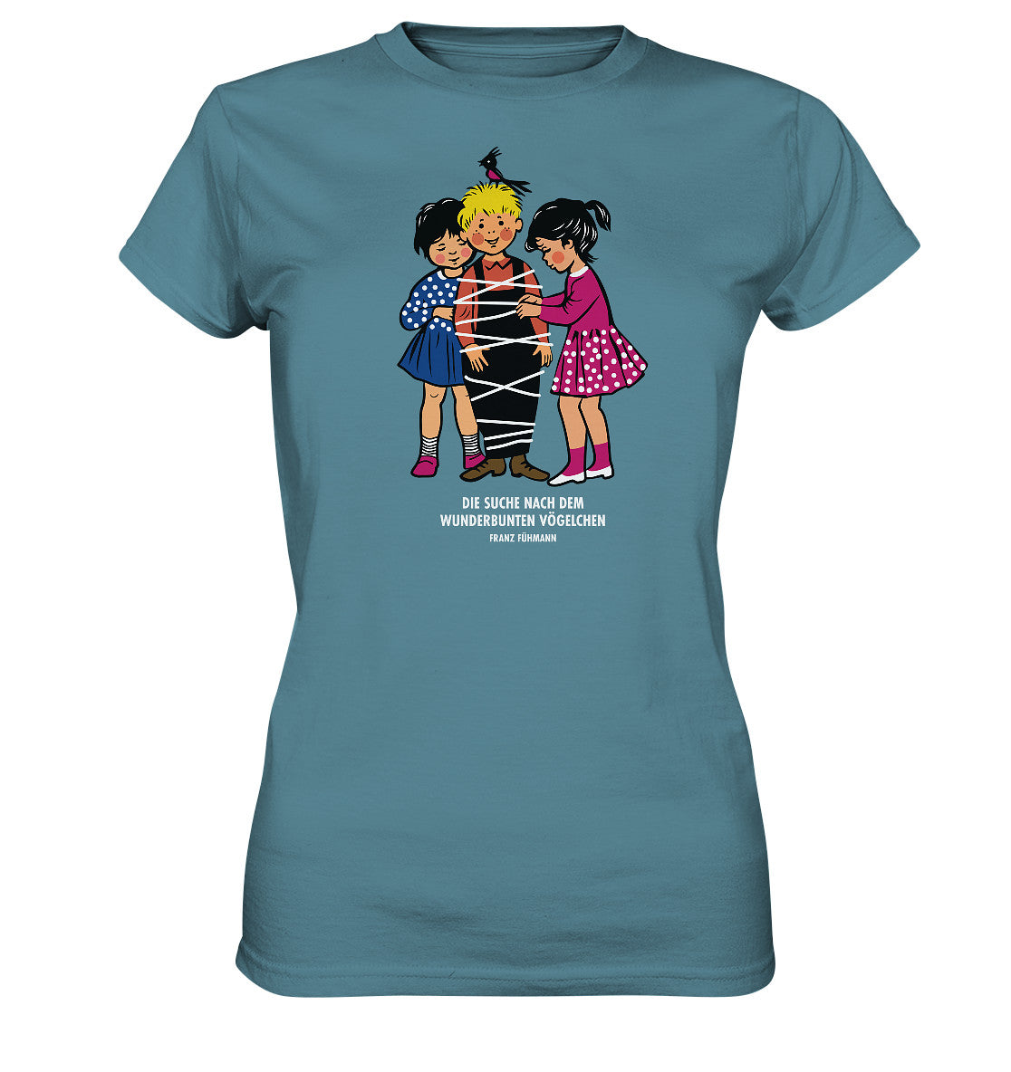 DDR Ostalgie Shirt Mädels • DIE SUCHE NACH DEM WUNDERBUNTEN VÖGELCHEN
