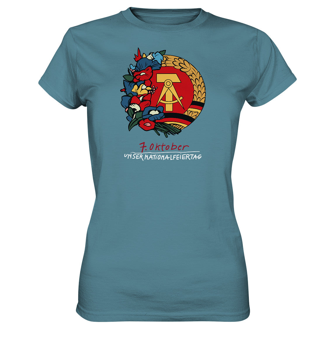 DDR Ostalgie Shirt Mädels • 7. OKTOBER - DDR-NATIONALFEIERTAG