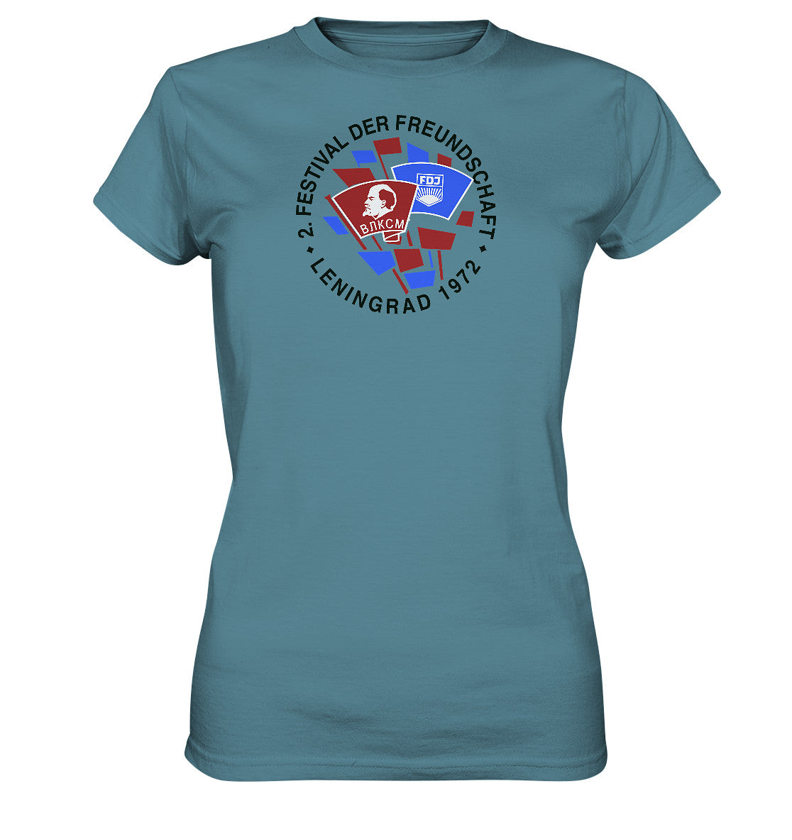 DDR Ostalgie Shirt Mädels • 2. FESTIVAL DER FREUNDSCHAFT - LENINGRAD