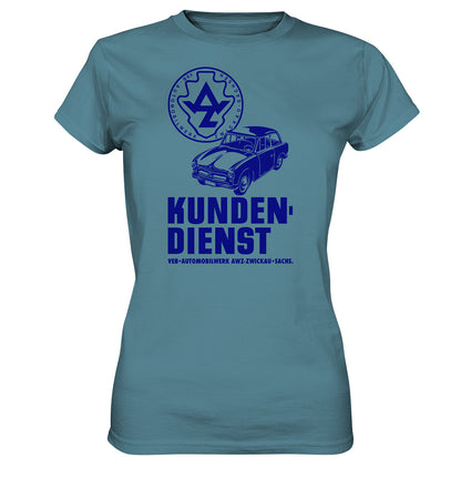 DDR Ostalgie Shirt Mädels • P70 KUNDENDIENST VEB AWZ ZWICKAU