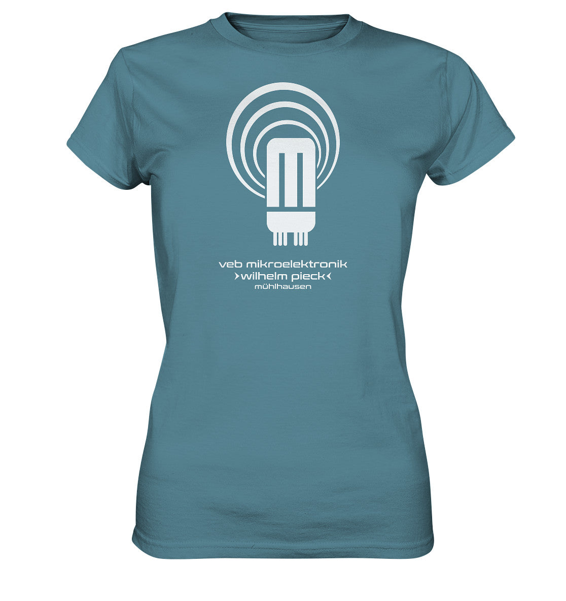 DDR Ostalgie Shirt Mädels • VEB MIKROELEKTRONIK WILHELM PIECK MÜHLHAUSEN