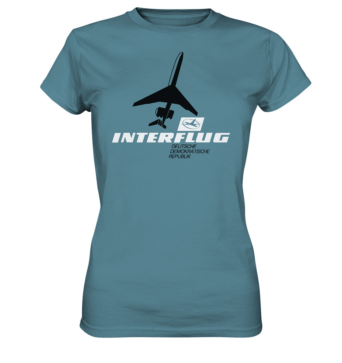 DDR Ostalgie Shirt Mädels • IF - INTERFLUG DDR - ORIGINAL WERBUNG 1981
