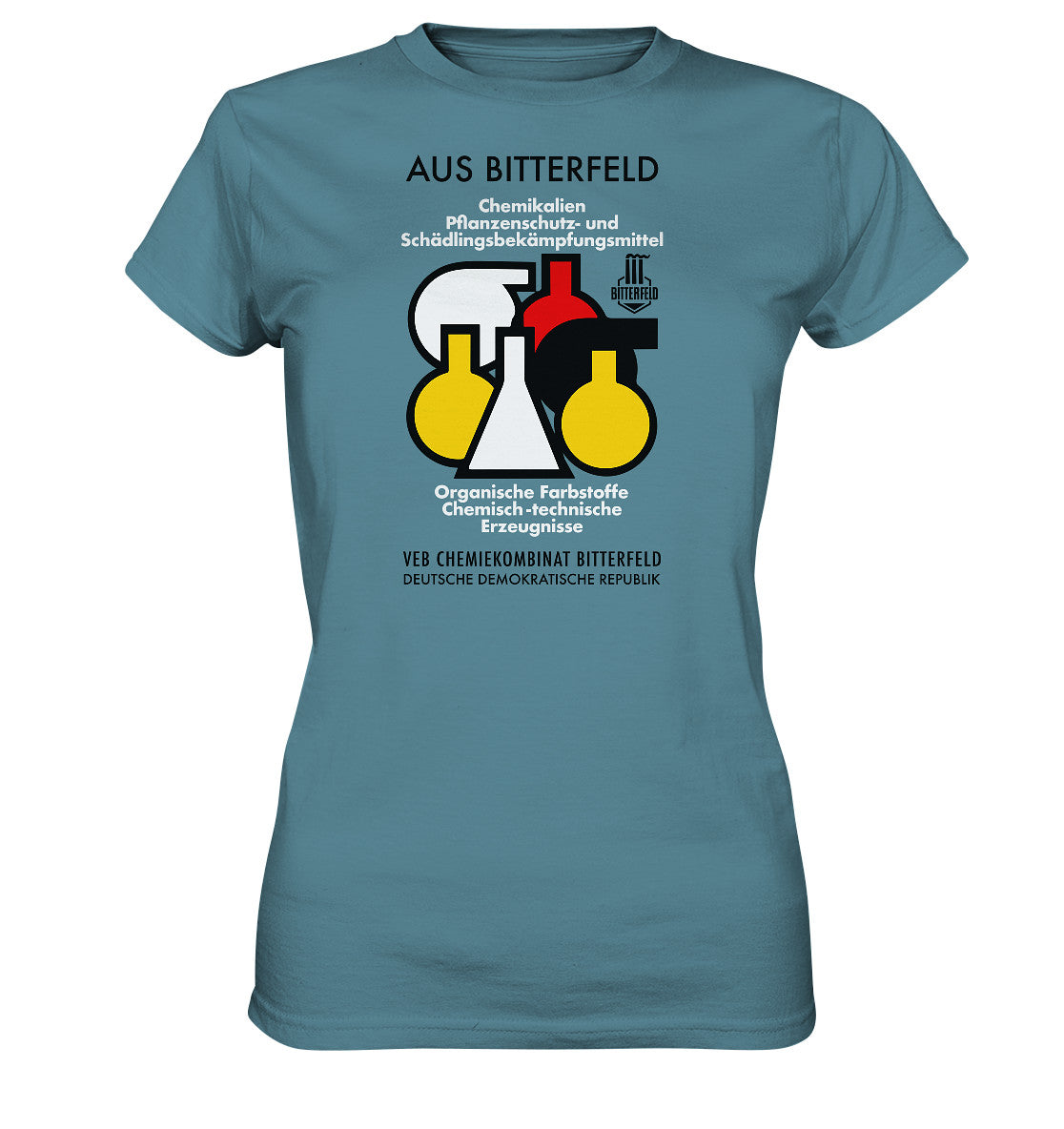 DDR Ostalgie Shirt Mädels • CHEMIKALIEN AUS BITTERFELD