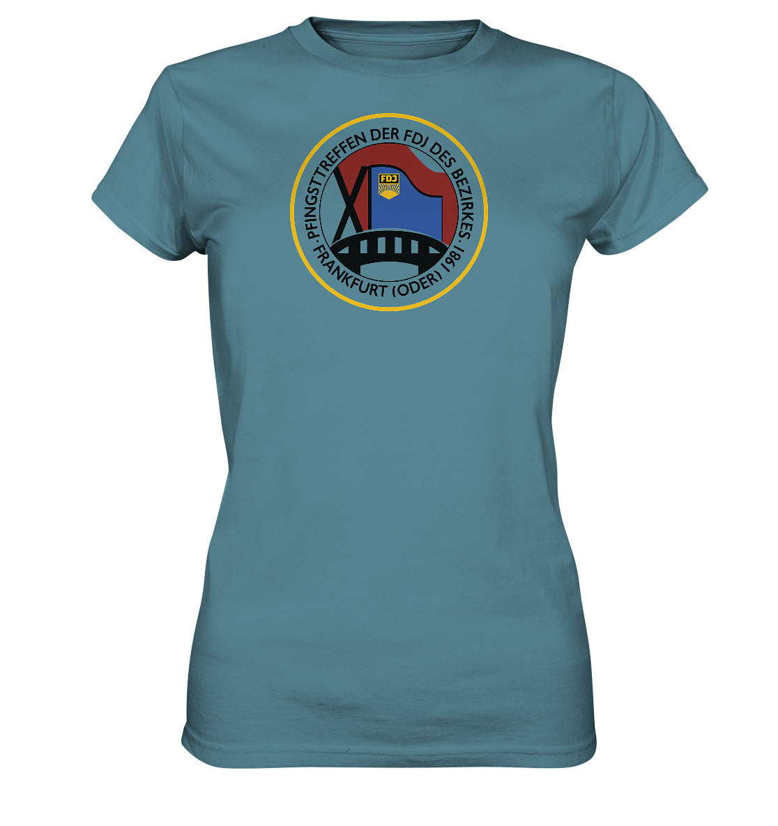 DDR Ostalgie Shirt Mädels •  FDJ PFINGSTTREFFEN FRANKFURT ODER - 1981