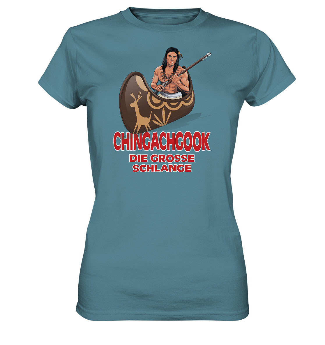 DDR Ostalgie Shirt Mädels • CHINGACHGOOK, DIE GROSSE SCHLANGE