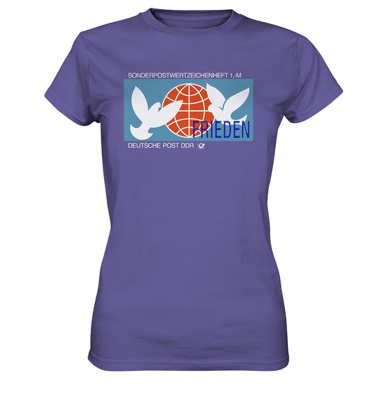 DDR Ostalgie Shirt Mädels • SONDERMARKE FRIEDEN - DDR