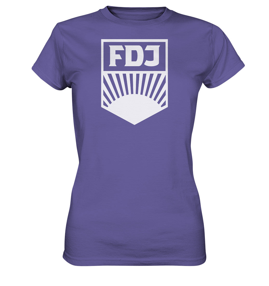 DDR Ostalgie Shirt Mädels • FDJ FREIE DEUTSCHE JUGEND - hell
