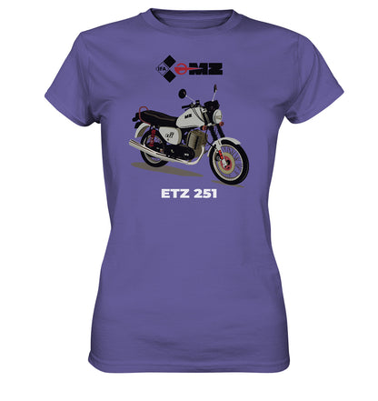 DDR Ostalgie Shirt Mädels • MZ ETZ 251 - ORIGINALWERBUNG