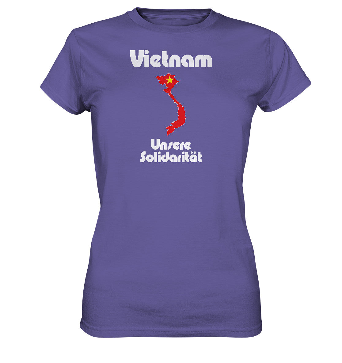 DDR Ostalgie Shirt Mädels • SOLIDARITÄT MIT VIETNAM