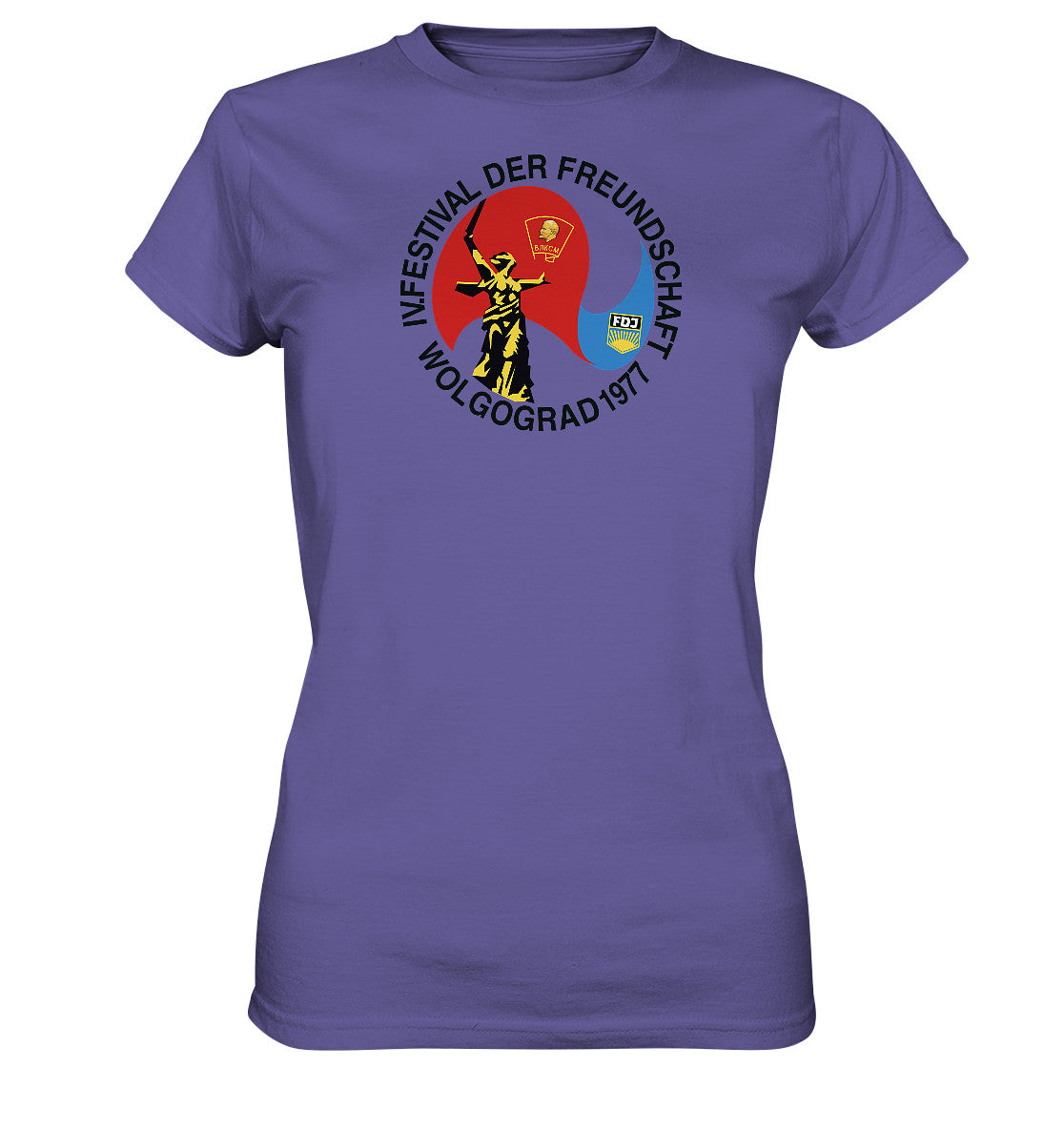 DDR Ostalgie Shirt Mädels • FESTIVAL DER FREUNDSCHAFT - WOLGOGRAD 1977
