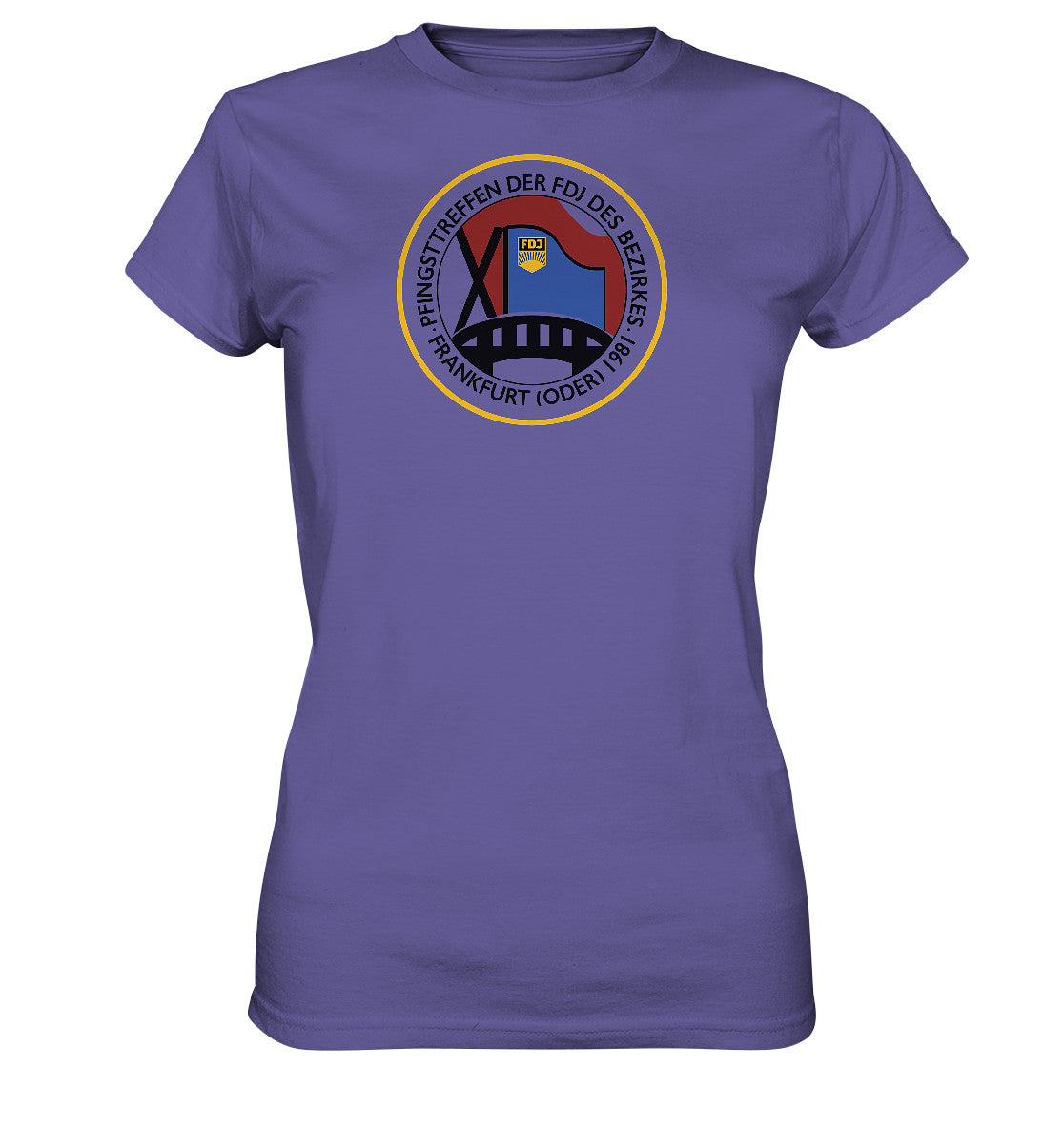 DDR Ostalgie Shirt Mädels •  FDJ PFINGSTTREFFEN FRANKFURT ODER - 1981