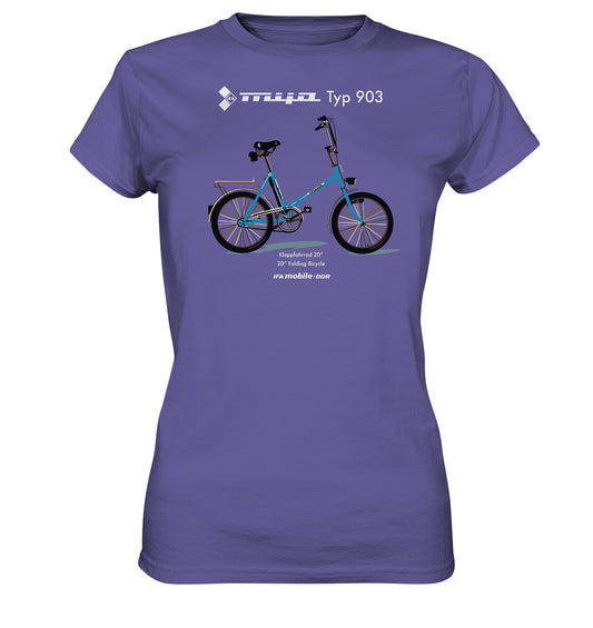 DDR Ostalgie Shirt Mädels • MIFA KLAPPRAD TYP 903 - ORIGINAL WERBUNG